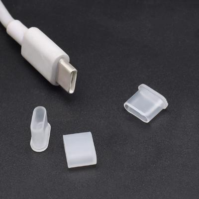 10 unids/lote USB tipo c caja de Cable enchufe antipolvo para tapa accesorios de teléfono móvil