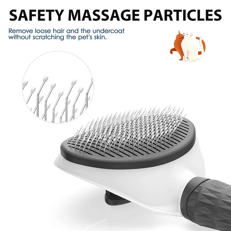 Pet Dog Hair Brush Cat Comb Grooming And Care Cat Brush Stainless Steel Comb For Long Hair Dogs Cleaning Pets Dogs Accessories