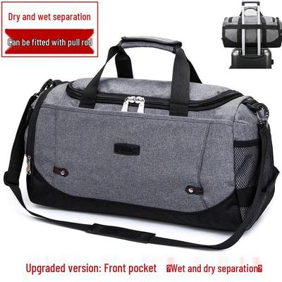 Li Shen Large Travel Duffel Bag with Dry/Wet Compartment & Trolley Sleeve