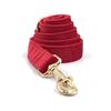 Personalized Dog Collar Custom Pet Collar Free Engraving ID Name Tag Pet Accessory Red Velvet Fiber Puppy Collar Leash