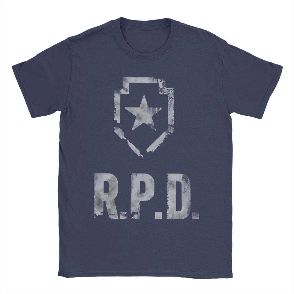 STARS Raccoon Police DepartUnisext T Shirts Unisex WoUnisex Pure Cotton Vintage TShirts Round Collar Tee Shirt Clothing Big Size