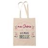 Tote Bag - PLANETEE - Most Beautiful Darling - Jute - Printed In France - Strong Handles