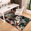 1PC Custom Name Geisha Traditional Kimono Theme Floor Mat Ideal for Living Room, Game Rooms, Office, Bedroom,Floor Mat Playful Design