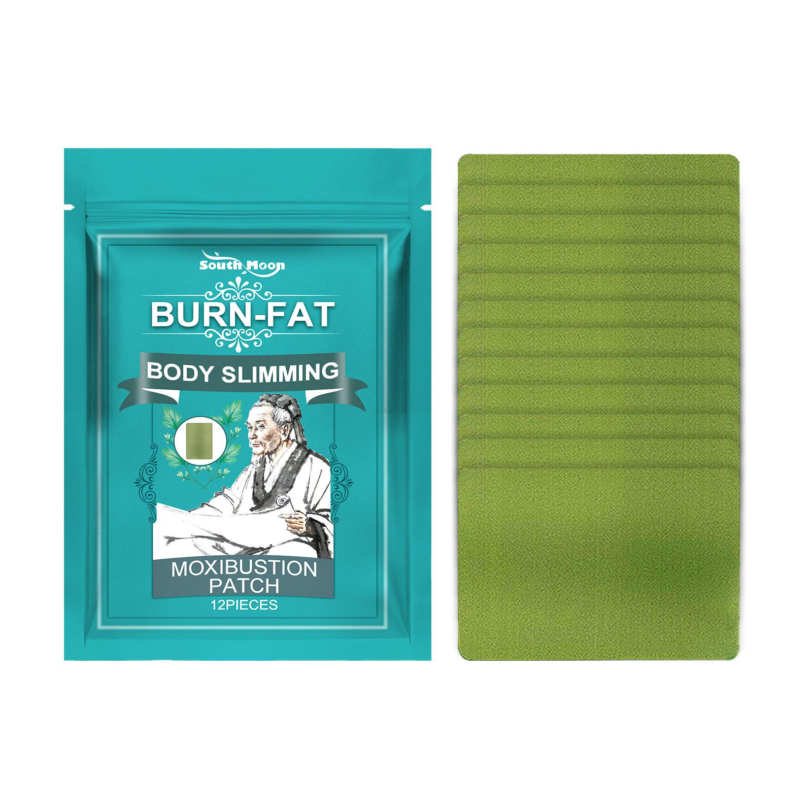 

12 шт. Акупунктурный пластырь Горячий компресс Жиросжигающий Пластырь для похудения Формирующий пластырь для контурирования тела