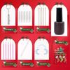 Christmas Series Diy Teeth Ornament Professional Dental Adhesive Gem Crystals Ornaments Easy To Remove Unisex Dental Decor