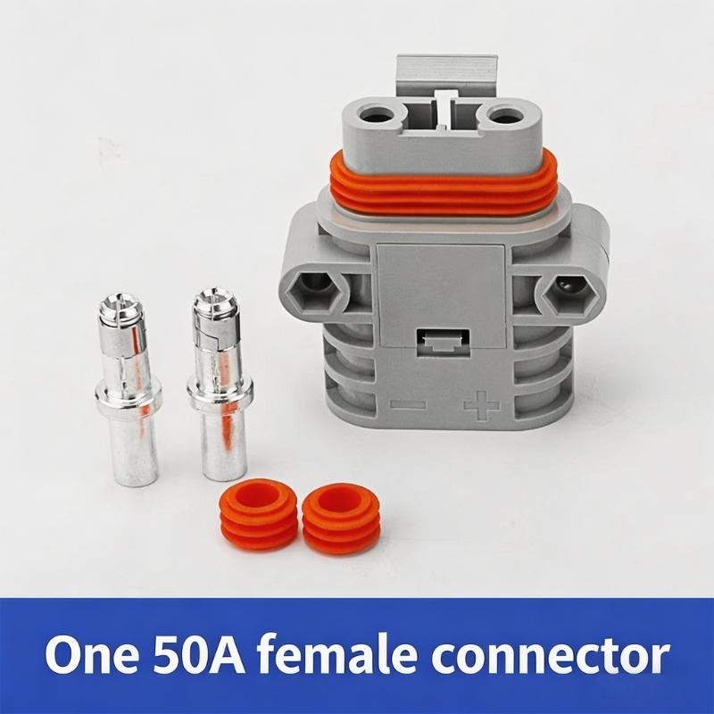 Professional 50A Plug And Socket Featuring Secure Locking Mechanism And Dustproof Design For Reliable Performances