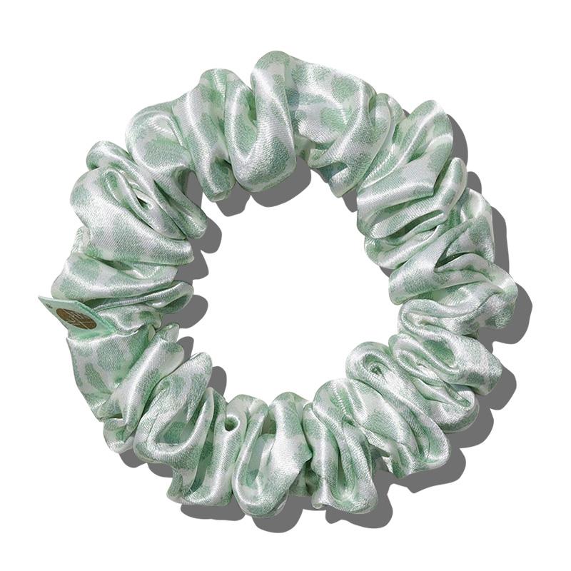 Customization Digital Printing 6A Grade Silk Scrunchies New Design Custom logo Hair Ties 2cm Scrunchies 22momme