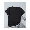 European Size Girls Breathable Short Sleeved Round Neck T Shirt with Colorful Sunny Patterns Comfortable and Casual Style