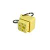 Cheese-Shaped Mechanical Keychain: Cheesy Key Clikker