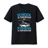 T-shirt de pêche pour enfants Jeunes Garçons Amoureux des Poissons Chemise vintage Lavée Haut Pour le Quotidien streetwear Polyvalent Élégant Extensible