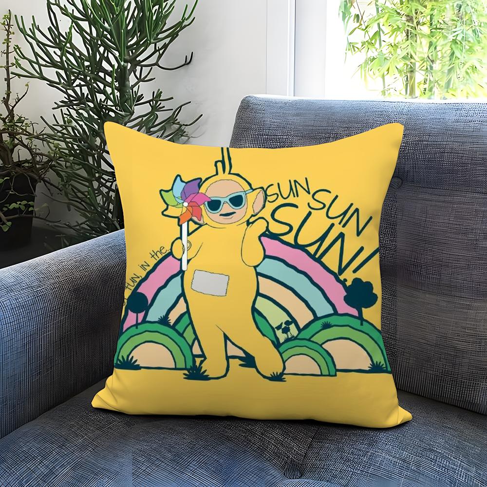 Federa Cuscino T-Teletubbies Carina Comoda Reversibile Ideale per Auto Divano Camera da Letto e Oltre