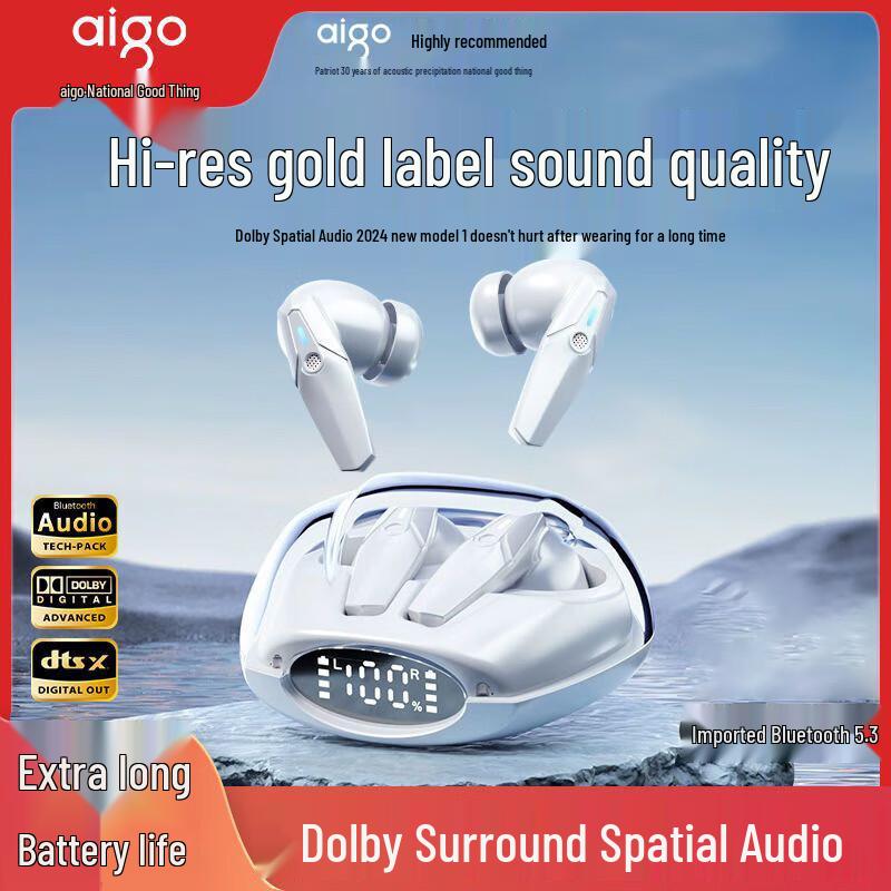 Aigo TJ130 TWS Bluetooth Gaming Earbuds