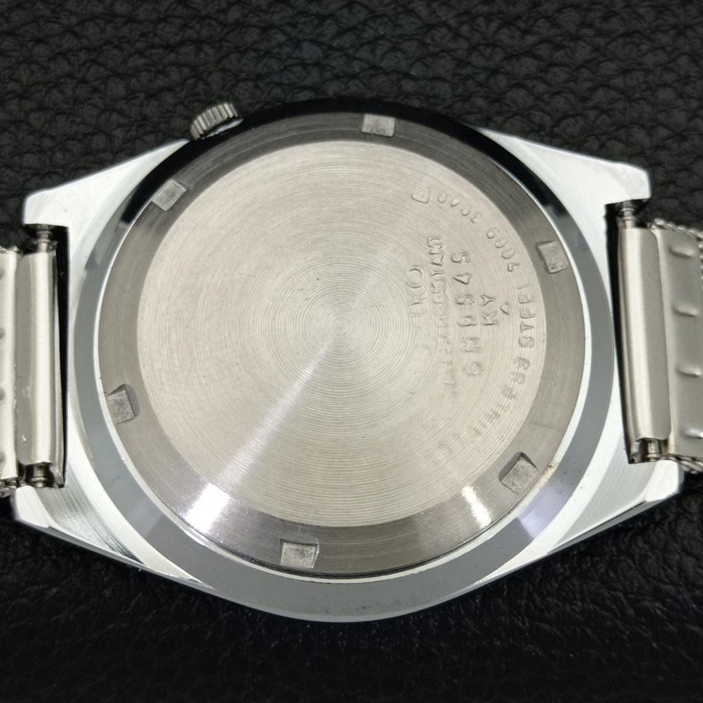 REFURBISHED VINTAGE SEIKO EXPO 70 AUTOMATIC JAPAN MENS BLUE DIAL WATCH A433571-2 R117-a433571