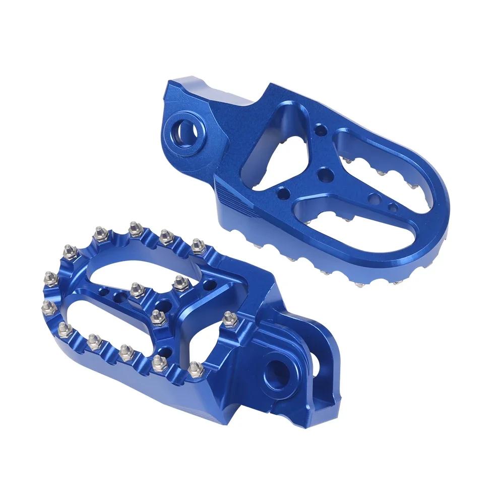 For Fantic XMF XEF 125 X MF X EF Motorcycle Accessories Footrest Footpeg Foot Pegs Rest Foot Pedals Wide Fat Roating Foot Pegs