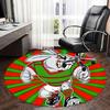 Rabbit Sports Mascot Chair mat Round Rug-Office carpet, Non-slip, Suitable for Living Rooms, Bedrooms decor.1205026a