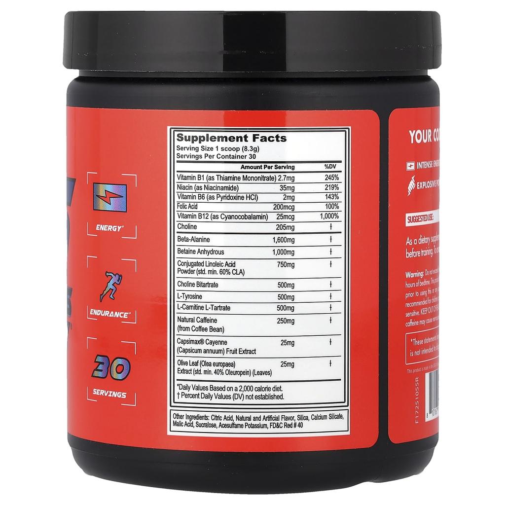 fitcode, Versus Energy® Pre-Workout, Cherry Limeade, 8.8 oz (249 g)