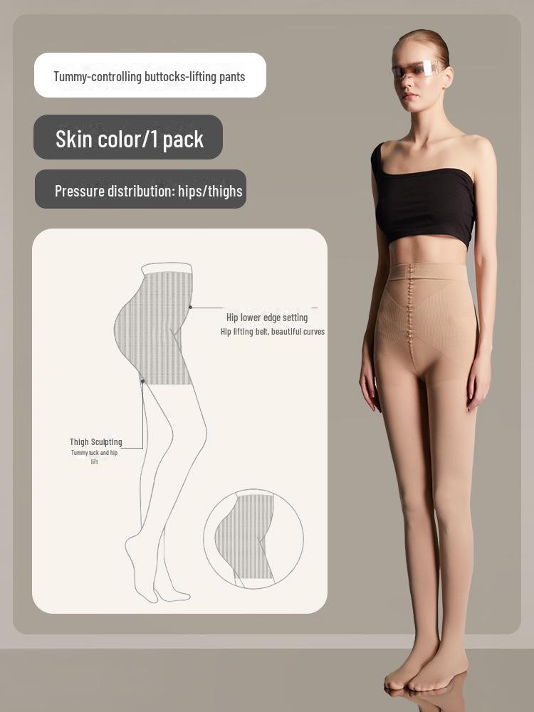 

Колготки из шелка Fenna 600D с защитой от зацепов: Плотные сегментированные компрессионные чулки для женщин — идеально подходят для осени и зимы thigh compression, Size M