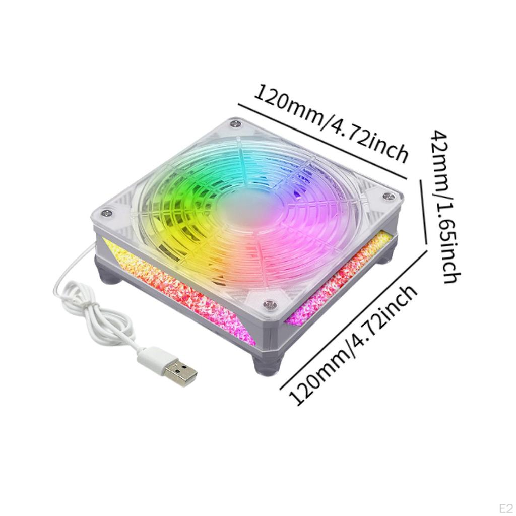 5V Computer Fan for Radiator, 12cm Installation CPU Cooling