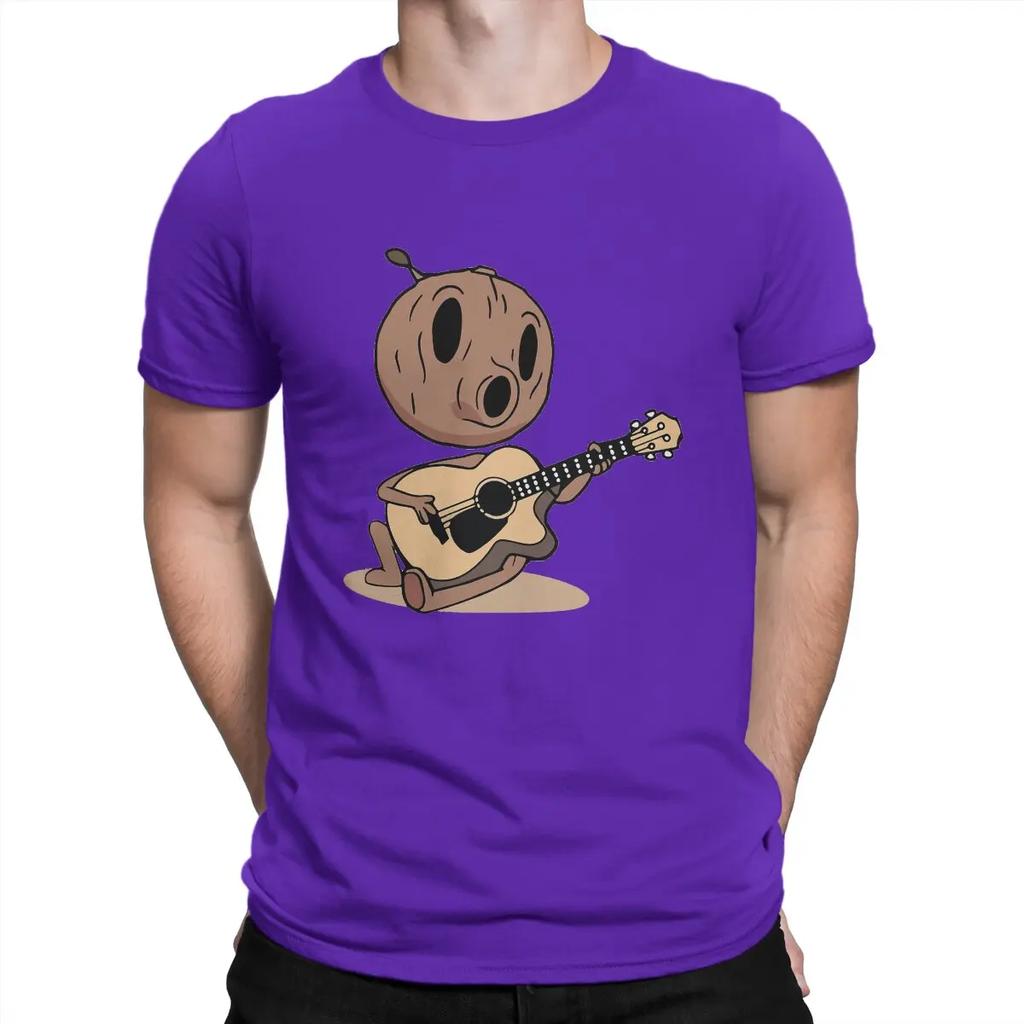 Music Guitar Hip Hop TShirt H-Hilda Cartoon Leisure T Shirt Summer Stuff For Adult