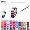 Silver Smooth Oval Buckle Nylon Watch Strap - Waterproof E-commerce Source Watch Band