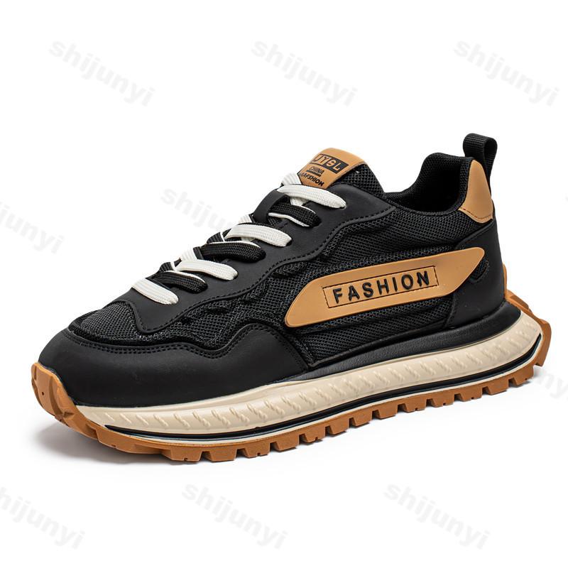 Fashion Men's Casual Shoes 2025 Spring New Mesh Breathable Sports Shoes Fashion Trend Versatile Thick Soled Comfortable Chunky sneakers