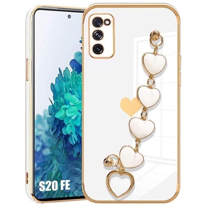 Coque de protection - Samsung - Galaxy S20 FE - Motif Cœur - Antichoc - Silicone Souple
