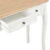 Dressing Table   Console Table with 3 Drawers White
