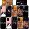 For Samsung Galaxy S25 S24 S23 S22 Ultra FE Plus A17 A37 A57 A56 A55 A06 A16 A15 A36 A26 A35 A05 A25 A54 A34 Phone Case Comics Cat Meow Lovely Cover