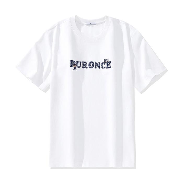 Latest Spring and Summer Letter Printing Comfortable Fit Everyday Mens Clothes Short-sleeved T-shirt Mens M