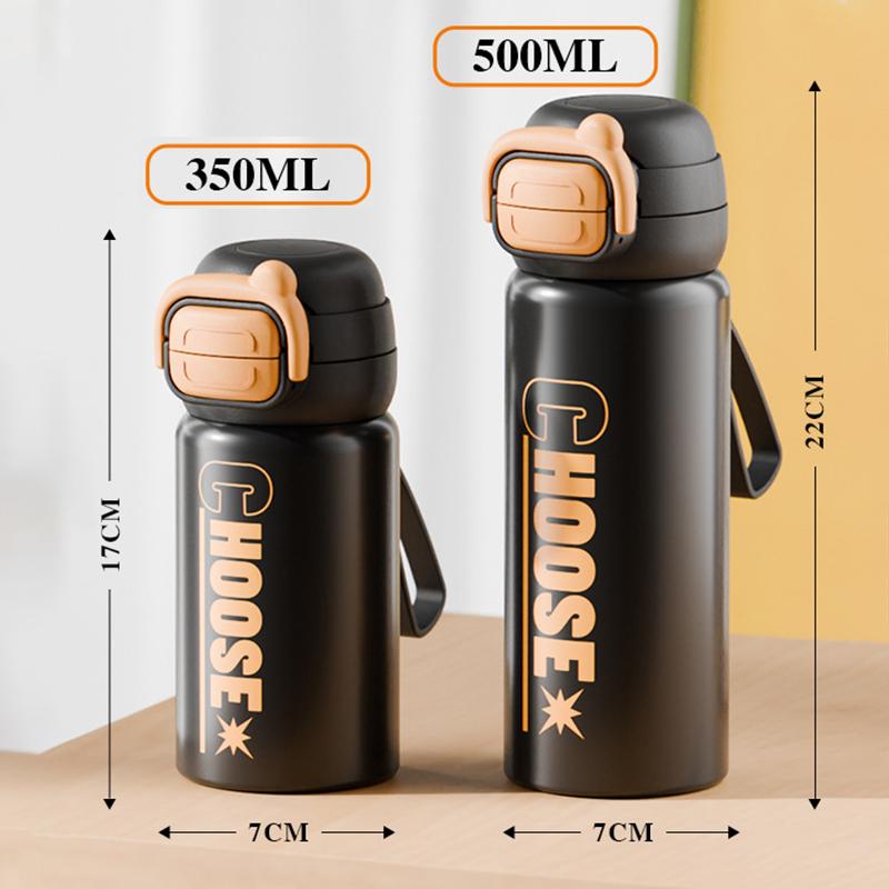 350/500ML Smart Coffee Cup Portable Stainless Steel Thermos Bottle with LED Temperature Display Vacuum Flask Sport Water Bottle