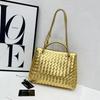 Bestselling BV Woven 8-Shaped Buckle Handbag - Versatile Shoulder & Crossbody Bag