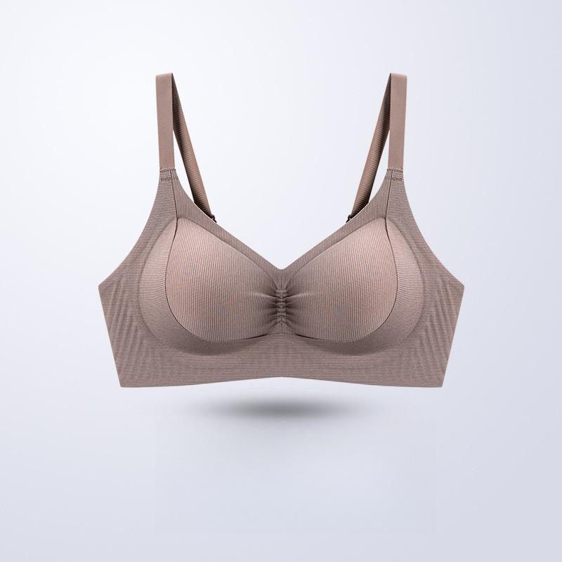 Seamless Lingerie Women's Gathering and Lifting Bra Retractable Accessory Breasts Anti-sagging Sports Bra Stable and Comfortable Lingerie
