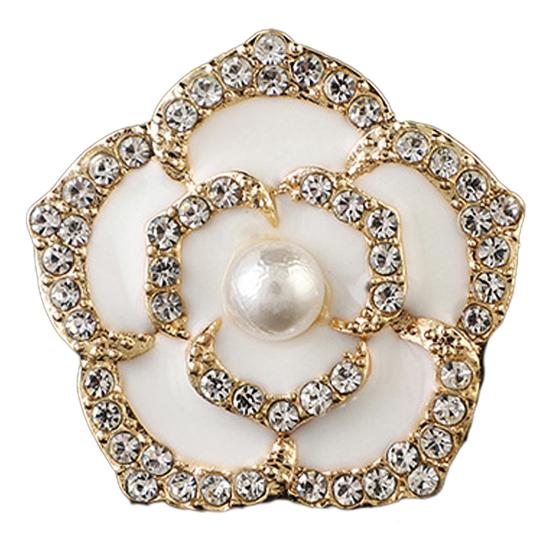 Flower Scarf Ring Rhinestone Scarf Clip Ring Elegant Butterfly Scarf Holder Slide Ring for Women Neckerchiefs Silk Scarves Shirts F