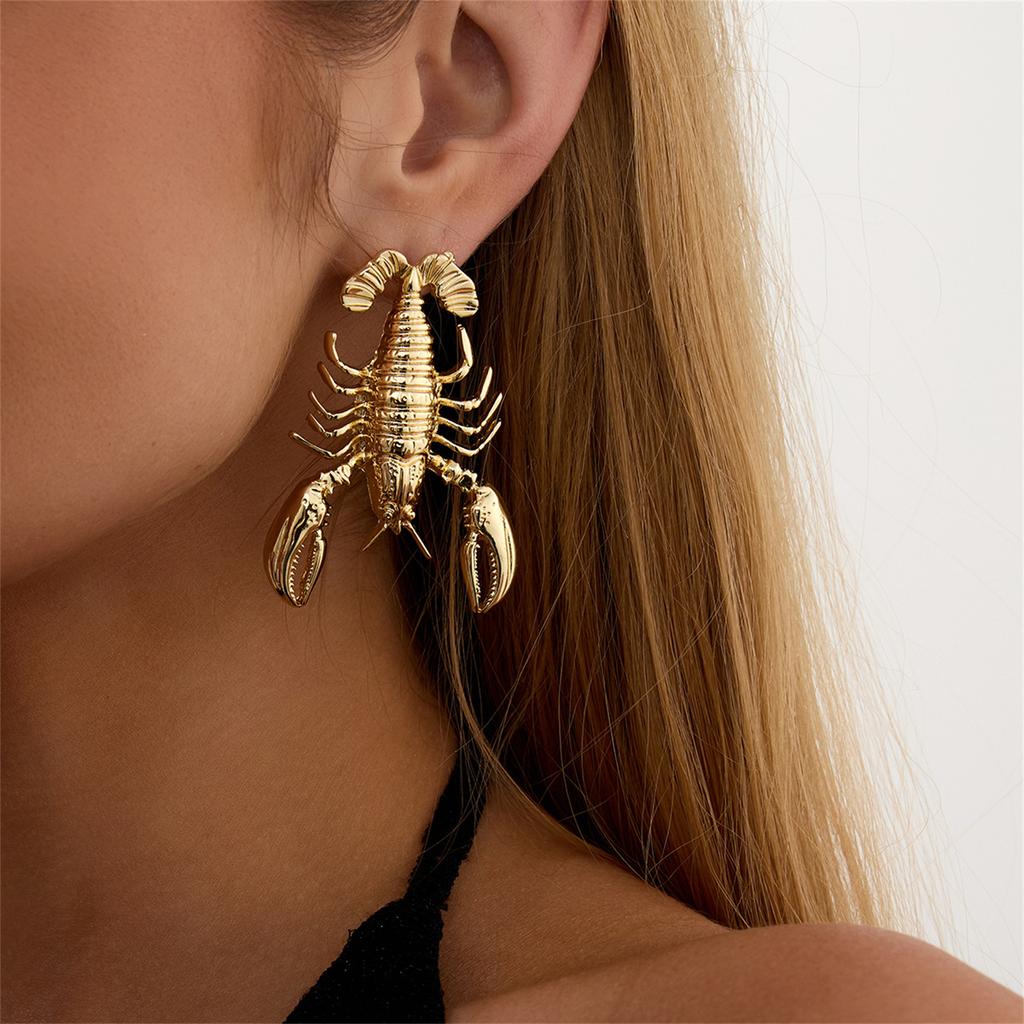 Fashionable Sea Style Earrings Crab/Lobster Ear Accessories Comfortable Wear Jewelry Accessory For Girls
