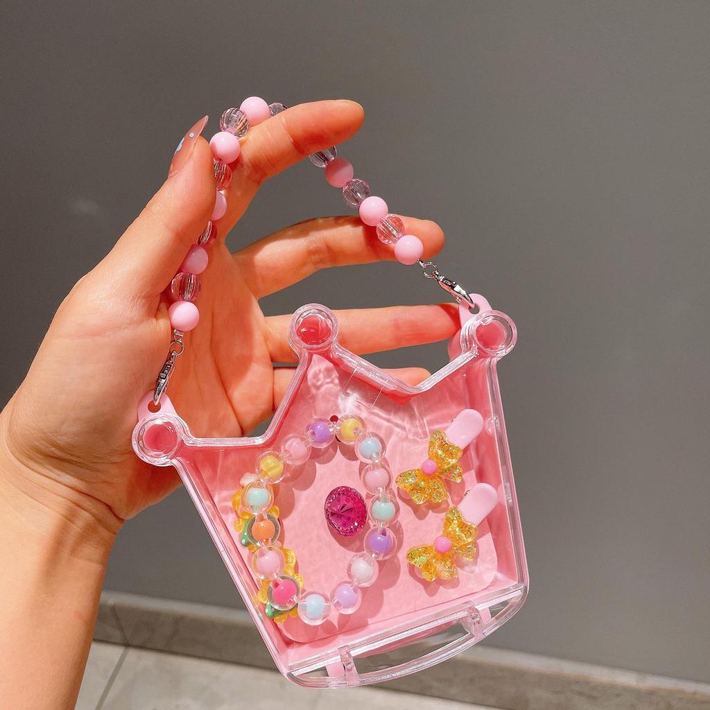 Coffret Cadeau Bijoux de Princesse pour Filles: Collier, Bracelet, Bague, Pince et Attache Cheveux