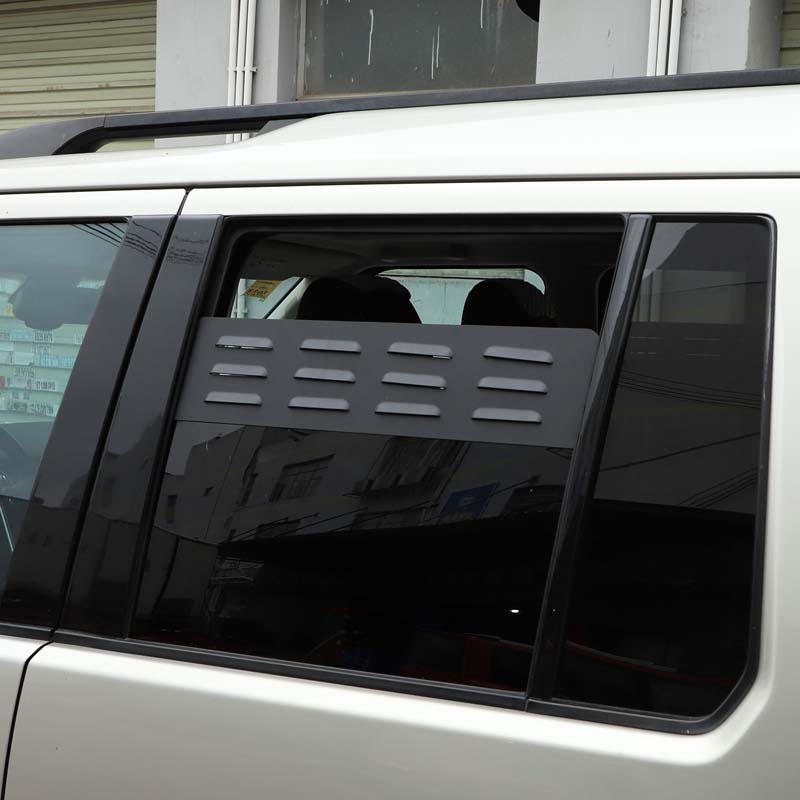 Aluminum Alloy Car Rear Side Window Ventilation Panel Decoration Accessories For Land Rover Discovery 3 4 LR3 LR4 2004-2016