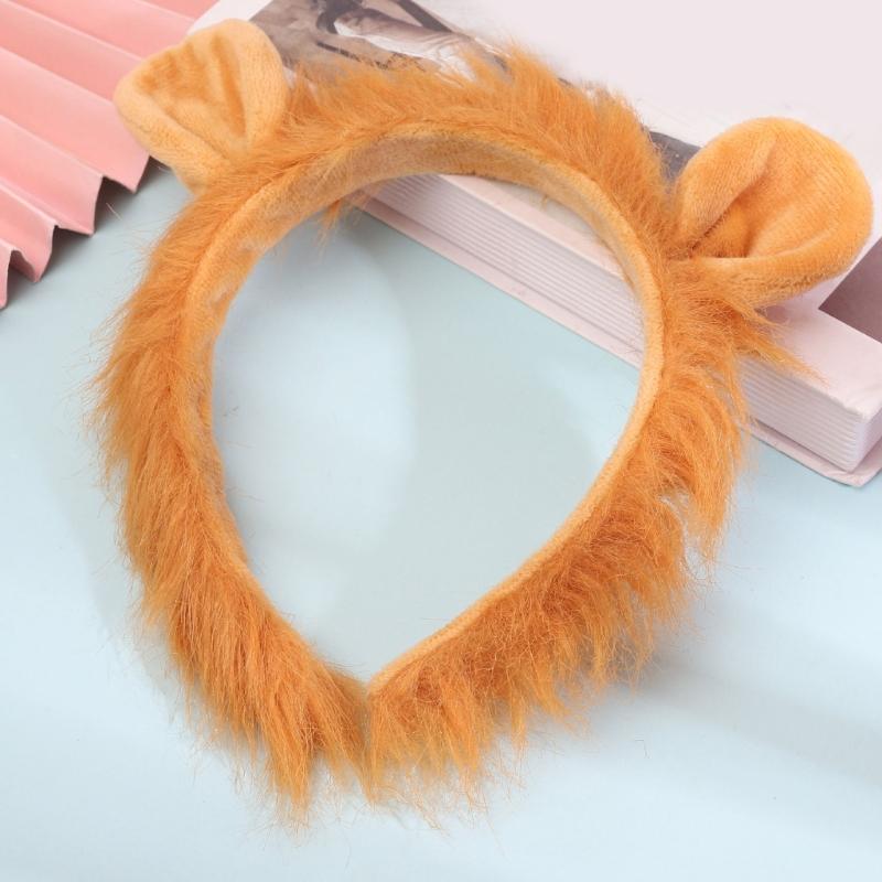 Animal Ears Headband Bowtie Tail Tutu Glove Plush Lion Costume Birthday Party Christmas Halloween Cosplay Costumes Props