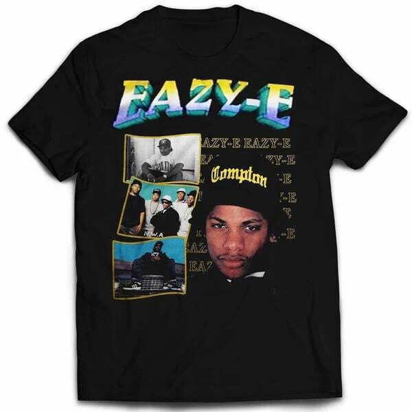 

Rare Eazy E Pose Black Cotton 100% Size S To 5XL T Shirt Adult Unisex T-Shirt XXXL
