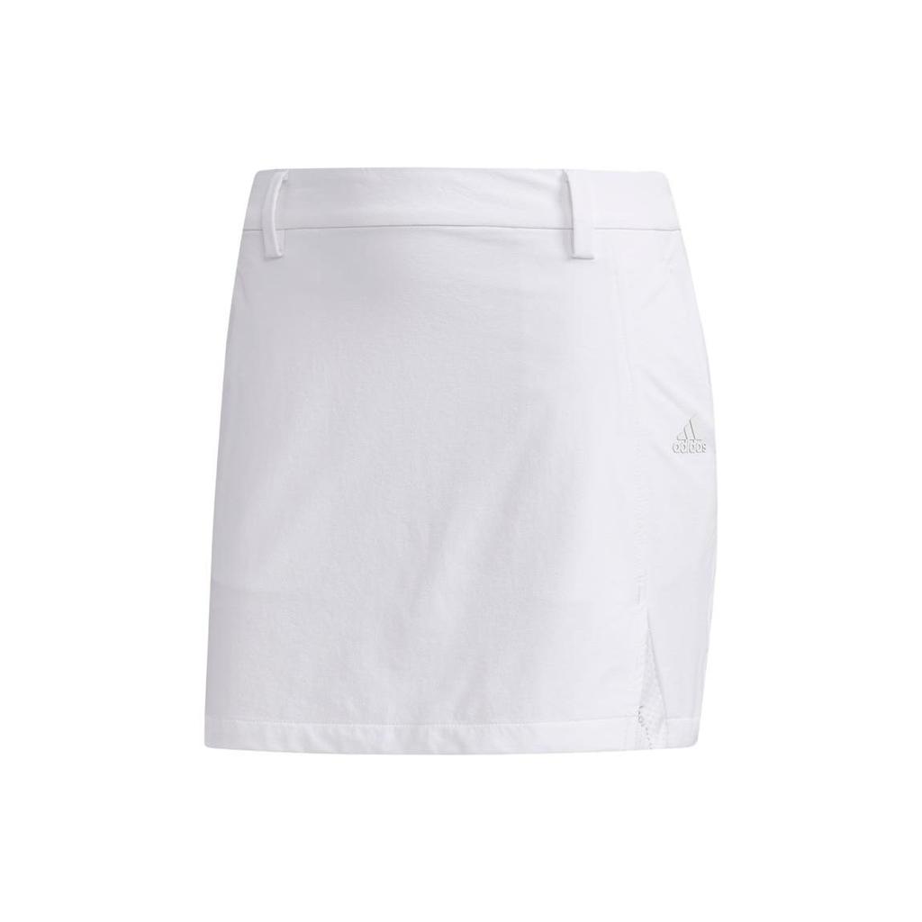 Adidas Solid Color Golf Skort Women Skorts White FJ2478