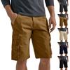 Herren Cargo-Shorts mit großen Taschen Klassische Passform Mehrere Taschen Utility-Shorts Entspannte Passform Freizeit-Shorts für Herren