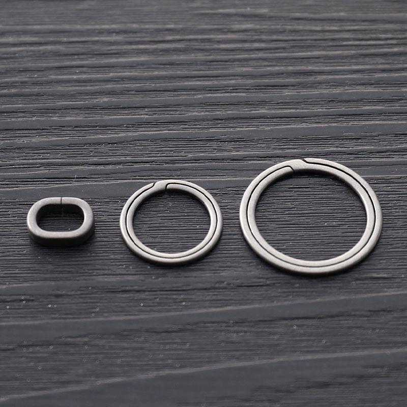 Titanium Alloy Key Rings Keychains Buckle Pendant Super Lightweight Car Keychain