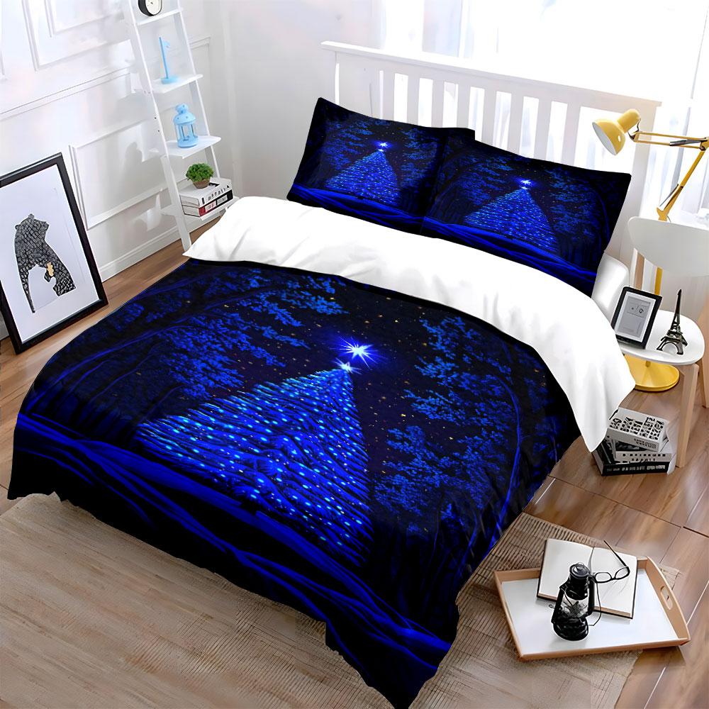 Radiant midnight forest glow Bedding sets Duvet cover sets Duvet covers Pillowcases(1*Duvet Cover 2*Pillowcases without duvet insert)