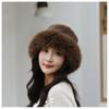 Hat for Women Autumn and Winter Plush Fashionable Fisherman Hat Small Face Warm Cute Ear Protection Lei Feng Hat