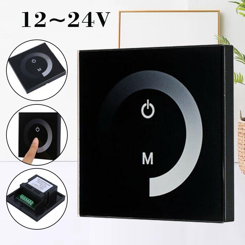 Wall Mounted Sensitive Touch LED Light 86 Dimmer Controller Switch DC 12V 24V