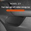 Tesla Model 3/Y Door Slot Storage Box and Full Coverage Mat for Refreshed Models
