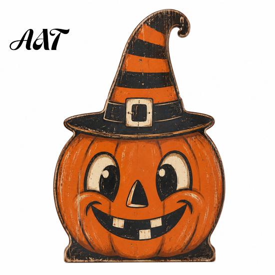 Vintage Style Desktop Ornaments Halloween Tiered Tray Decorations, Wooden Tabletop Ornaments, Centerpiece Rustic Farmhouse Holiday Decor