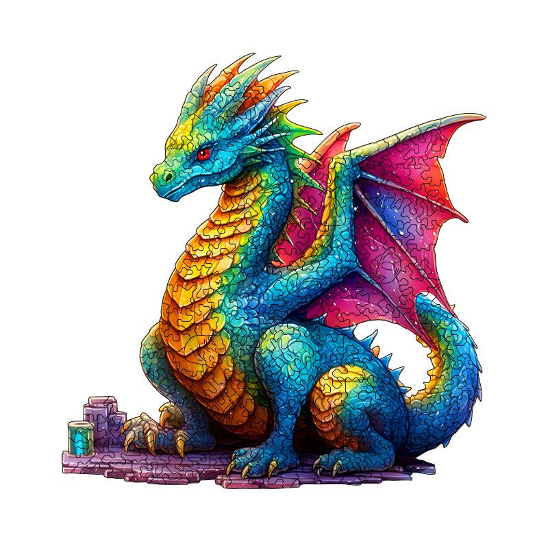 Special-Shaped Animal Wooden Puzzle Irregular 3D Three-Dimensional Toy
