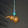 Key Charms Sandalwood Gourd Keychain Chinese Style Gourd Car Keychain  Decoration