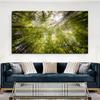 Moderní les Zelený strom Příroda Krajina Plakáty a obrazy Nástěnné malby na plátně Obraz do obývacího pokoje Cuadros Home Decor Bez rámu