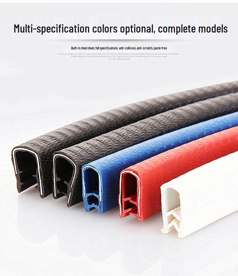 U-Shaped Rubber Edge Guard: Mechanical Anti-Cut Hand & Skateboard Protection Strip